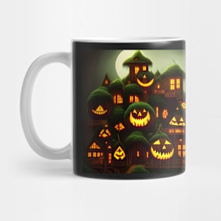 The Haunted Pumpkin Treehouse Mug